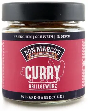 Don Marcos Grillgewürze - Curry - 140g Glas