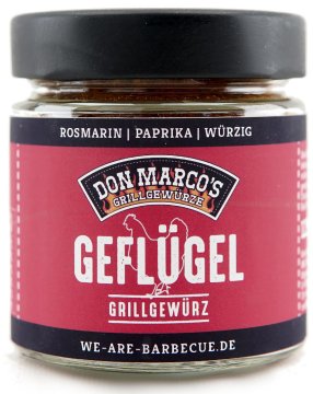 Don Marcos Grillgewürze - Geflügel  - 125g Glas