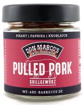 Don Marcos Grillgewürze - Pulled Pork - 140g Glas