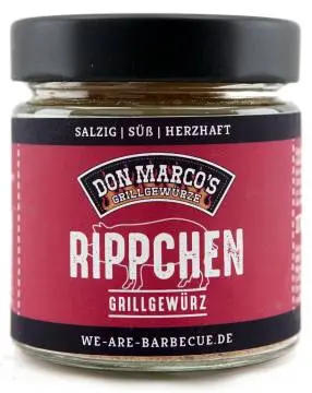 Don Marcos Grillgewürze - Rippchen - 170g Glas
