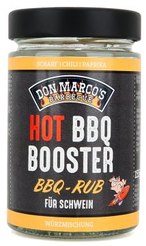 Don Marcos BBQ Booster BBQ Rub 155g Glas