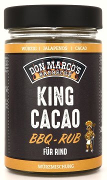 Don Marcos King Cacao BBQ Rub 210g Glas
