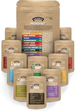 Don Marcos Probierset - mit 10 der besten BBQ Rubs im Probierbeutel