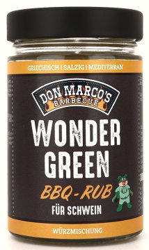 Don Marcos Wonder Green BBQ Rub 100g Glas