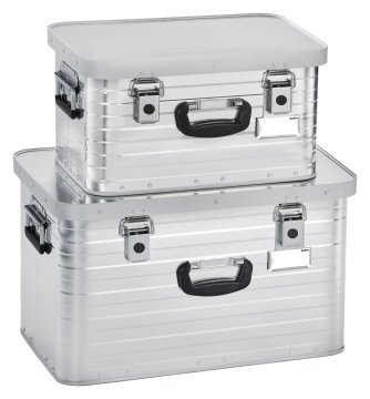 Enders Alubox Toronto Set S (29 Liter) + L (63 Liter) - Aluminium Transportboxen