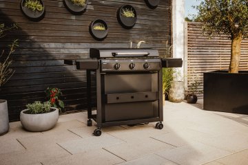 Enders Amaro 3 Plancha Grill / 3-Brenner + Edelstahl Plancha