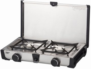 Enders Campingkocher Ryda 2Z - 2-flammig mit Zündsicherung & Transporttasche