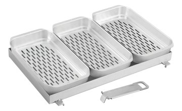 Enders Edelstahl Grillpfanne inkl. Körbe Set für Urban II / Urban II Pro / Explorer II / Explorer II Pro