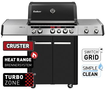 Enders UNIQ Pro 3 IK Gasgrill mit CRUSTER Backburner