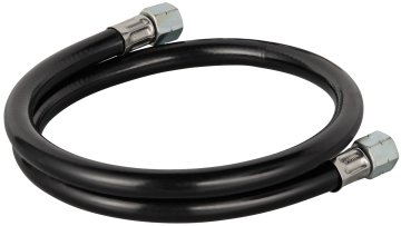 Enders Gasschlauch 80 cm schwarz / beidseitig G 1/4&#039;&#039; LH