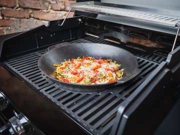 Enders Switch Grid Einsatz: Gusseisen Wok