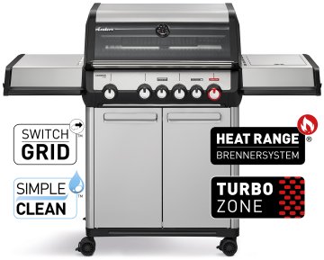 Enders Monroe Pro 4 SIKR Turbo Edelstahl Gasgrill