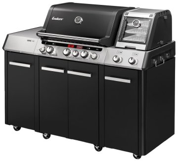 Enders UNIQ Pro 3 IKO Kitchen Gasgrill mit CRUSTER Backburner & Delicater-Ofen