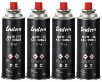 Enders Gaskartusche / Ventilkartusche 227g Butan - 4er Set