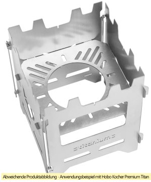 Fennek Trangiarost Edelstahl für Hobo Premium