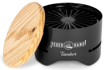 Feuerhand Tischgrill Tamber Schwarz
