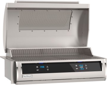 Fire Magic Elektrogrill Einbaugrill Electric EL500i - mit Dual Control, WiFi/Bluetooth, 6000 Watt und XL Sichtscheibe - Modell 2025
