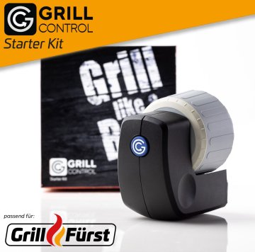 Grillfürst G621E Grill Control Edition 6-Brenner Edelstahl-Gasgrill mit Grill Control, Hochtemperaturbrenner, Heckbrenner und Edelstahl Rosten