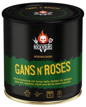 Rock'n Rubs - Gans N Roses - BBQ Rub 140 g Dose