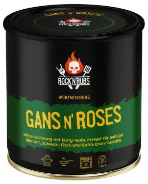 Rock'n Rubs - Gans N Roses - BBQ Rub 140 g Dose