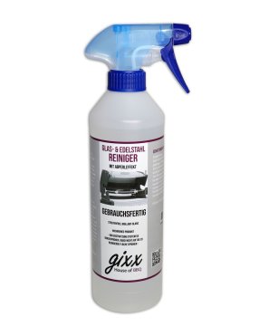 Ab 50,00€ Warenkorb kostenfrei dazu: gixx Glas & Edelstahlreiniger 500 ml