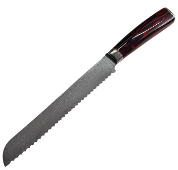 Grillfürst Brotmesser aus Damaststahl - Klingenlänge 20,5 cm