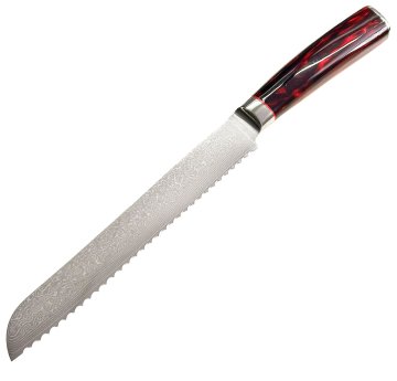 Grillfürst Brotmesser aus Damaststahl - Klingenlänge 20,5 cm