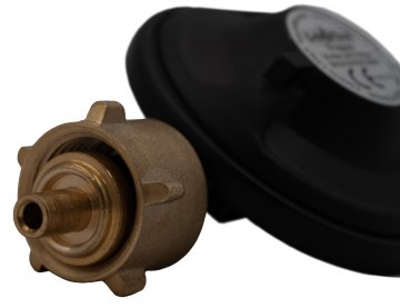 Grillfürst Einstufiger Druckminderer / Flasche (KLF) x 1/4", 50mbar