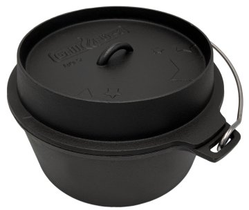 Grillfürst Dutch Oven ohne Füsse DO9 - inkl. Dutch Oven Fibel/Fibel XXL und Winterrezepte