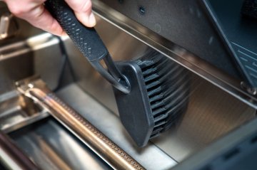 Grillfürst Grillbürste - kleine Eck-Bürste für Garkammer / Deckel