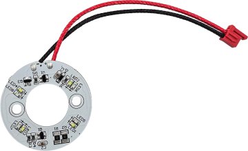 Grillfürst Ersatzteil: LED Drehregler-Beleuchtung weiß + rot P330 / P530 / P830 - 1 Stück