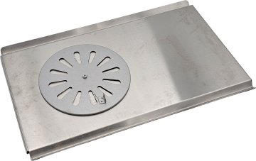 Grillfürst Ersatzteil: Hitzeleitblech mit Feuerrad - Pelletgrill S280