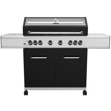 Grillfürst G620E 6-Brenner Gasgrill - 1. FC Köln Edition - Edelstahlroste