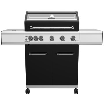 Grillfürst G510G 5-Brenner Gasgrill mit Hochtemperaturbrenner und Gusseisen Rosten - X-DEAL inkl. Zubehörpaket