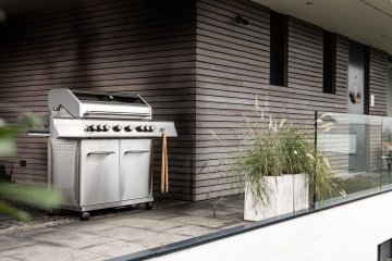 Grillfürst G621E 6-Brenner Edelstahl-Gasgrill mit Hochtemperaturbrenner, Heckbrenner und Edelstahl Rosten