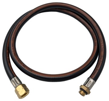 Grillfürst Gasschlauch 100cm - 1/4" auf 7/16" - für Gasflasche mit Druckminderer an Kartuschengrill