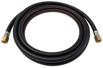 Grillfürst Gasschlauch 200cm - 1/4“ auf 1/4“ - für Gasflasche mit Druckminderer an DE-Gasgrät (klassischer DE-Gasschlauch)