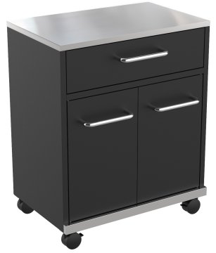 Grillfürst Grillschrank - BBQ Buddy - Edelstahl-Arbeitsfläche und 2 Türen + Schublade