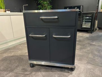 Grillfürst Grillschrank - BBQ Buddy - Edelstahl-Arbeitsfläche und 2 Türen + Schublade