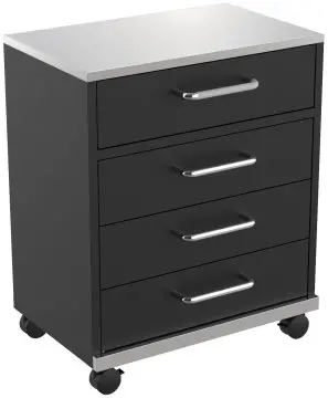 Grillfürst Grillschrank - BBQ Buddy - Edelstahl-Arbeitsfläche und 4 Schubladen