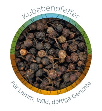 Grillfürst Kubebenpfeffer - Keramikdose 50g