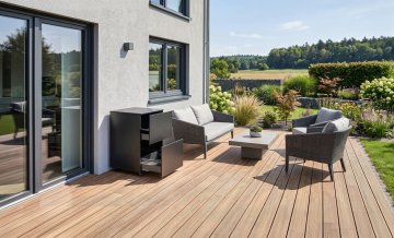 Grillfürst Moments Outdoor Schrank mit 2 Schubladen - Nero - 60 cm