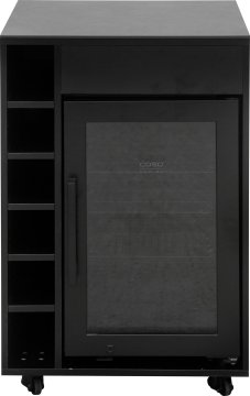 Grillfürst Moments Outdoor Schrank mit Kühlschrank und Flaschenregal - Nero - 60 cm