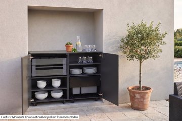 Grillfürst Moments Innenschubkasten, H: 70 mm, mit Gitterboden