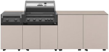 Grillfürst Moments Grillküche Einstieg mit Independence P590E Gasgrill, Independence P230E XXL Infrarotbrenner und 2 Türen mit Stauraum - Mediterran / Aeris