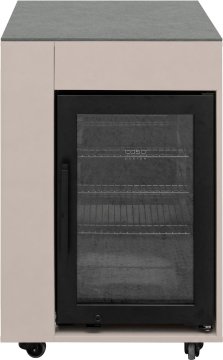 Grillfürst Moments Outdoor Schrank mit Kühlschrank und Apothekerschrank - Mediterran / Eter - 60 cm