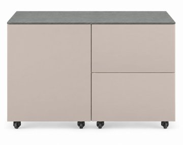 Grillfürst Moments Sideboard mit Outdoor Schrank mit Tür und 2 Schubladen - Mediterran / Eter - 120 cm