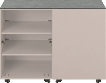 Grillfürst Moments Sideboard mit Tür, Einlegeboden und Regal - Mediterran / Eter - 120 cm