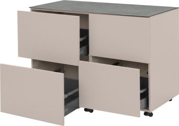 Grillfürst Moments Sideboard mit 4 Schubladen - Mediterran / Eter - 120 cm