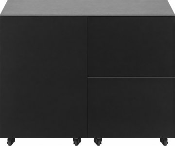 Grillfürst Moments Sideboard mit Outdoor Schrank mit Tür und 2 Schubladen - Nero / Eter - 120 cm